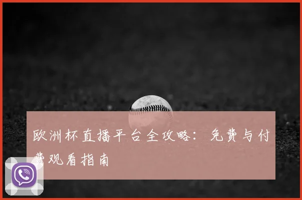 欧洲杯直播平台全攻略：免费与付费观看指南